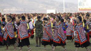 Nekatere izmed 14 kraljevih žen. (Foto: Reuters)