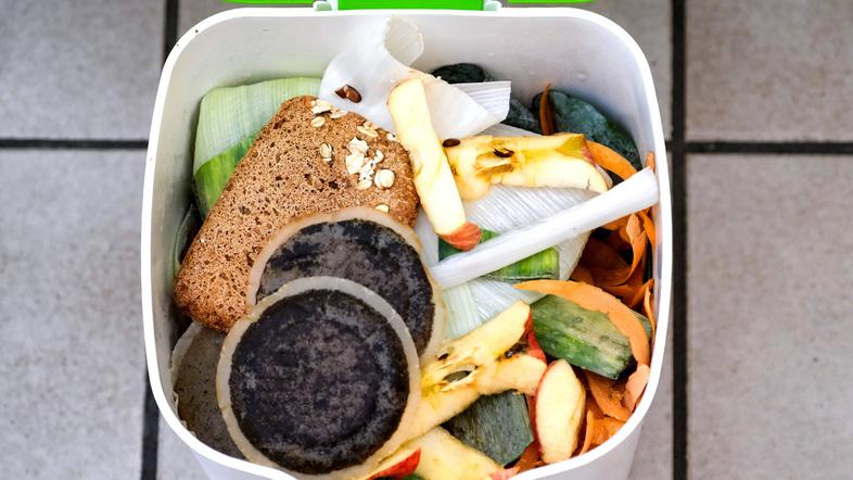 odpadna hrana koš odpadki