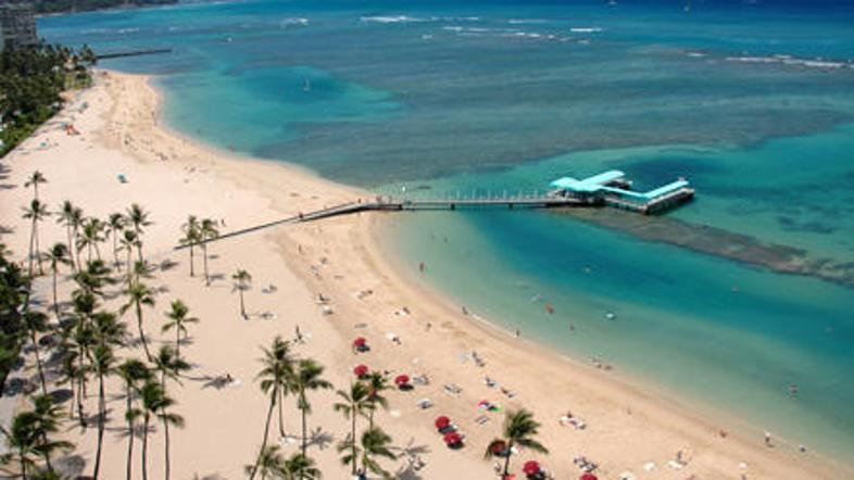 Kahanamoku Beach, Waikiki, Oahu, Havaji