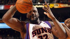 Shaquille O'Neal bo v letošnji sezoni igral v dresu Boston Celtics. (Foto: Reute