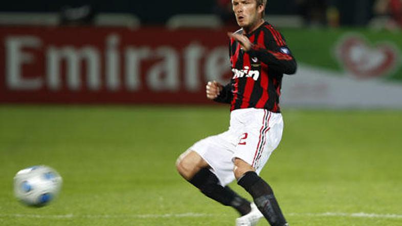 Lani in predlani je bil pozimi Beckham na posoji pri AC Milanu. (Foto: Reuters)