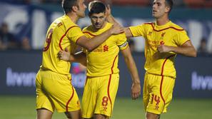 Gerrard Henderson Lambert Manchester United Liverpool Champions cup
