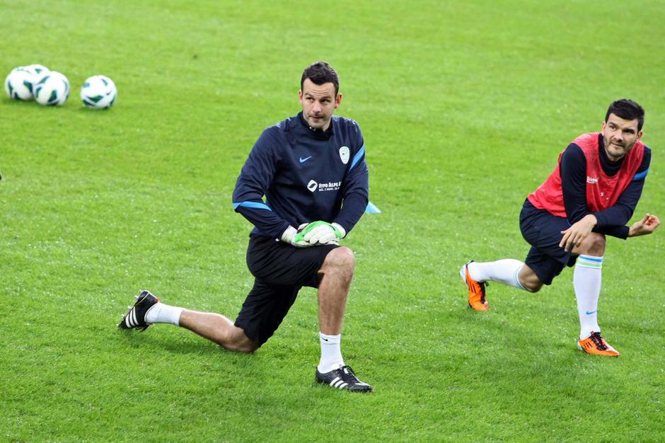samir handanović aleksandar radosavljević slovenska nogometna reprezentanca tren | Avtor: Saša Despot