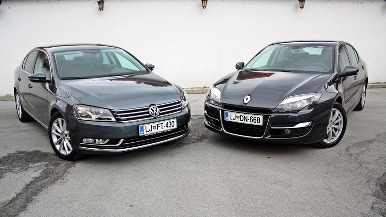 Primerjalni test VW passata in renault lagune