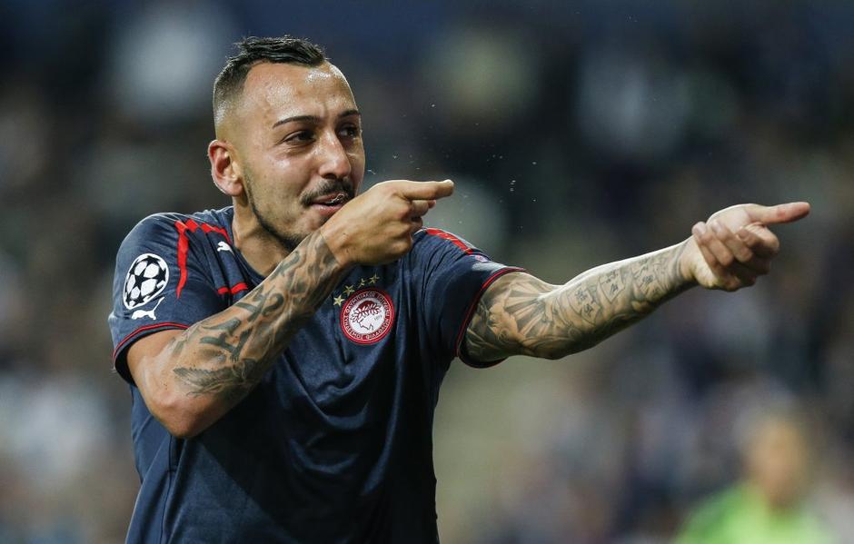 Kostas Mitroglou Anderlecht Olympiacos | Avtor: EPA