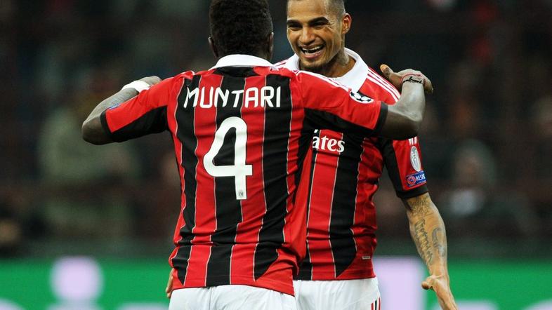 liga prvakov milan barcelona boateng muntari