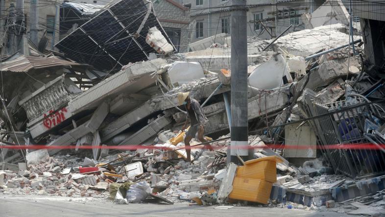 posledice potresa v Mjanmaru