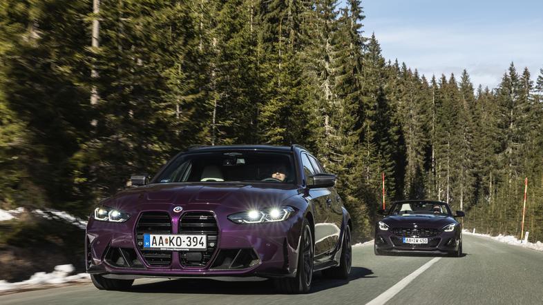 Slovenska predstavitev BMW M3 touring, BMW M2, BMW Z4, BMX iX1, BMW X1 hibrid