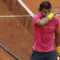 Rafael Nadal je razočaran zapuščal igrišče Philippe Chatrier.