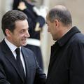 Janša in francoski predsednik Nicolas Sarkozy, ki v tem polletju predseduje EU, 