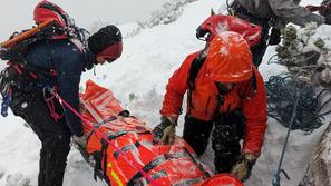 Reševanje pohodnikov na Storžiču