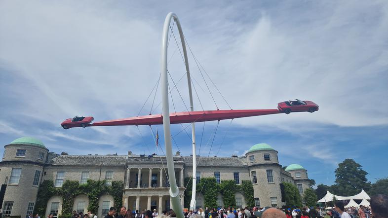 Praznovanje 100.obletnice MG Motor na Festivalu hitrosti v Goodwoodu