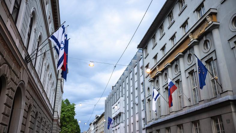 izraelska zastava Ljubljana