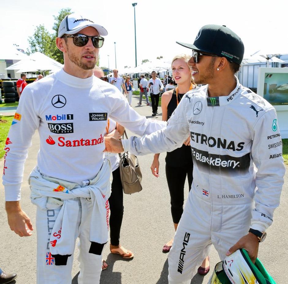 jenson button lewis hamilton vn avstralije melbourne | Avtor: EPA