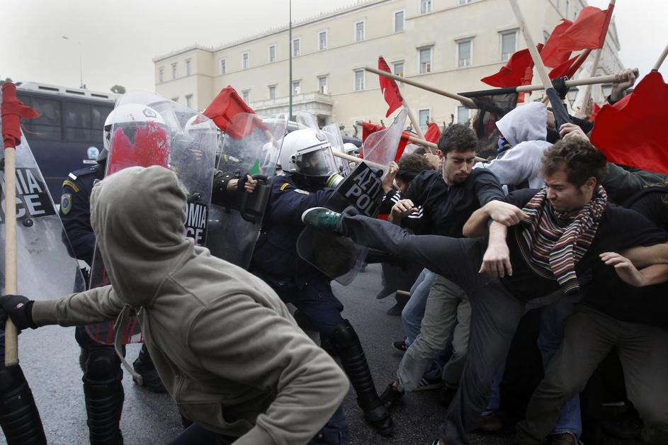 protesti, grčija, ATENE, ŠTUDENTI