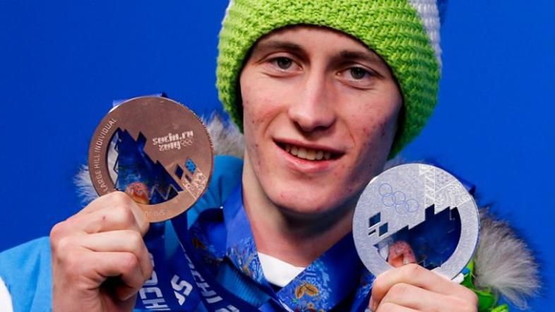 Peter Prevc s kolajnama