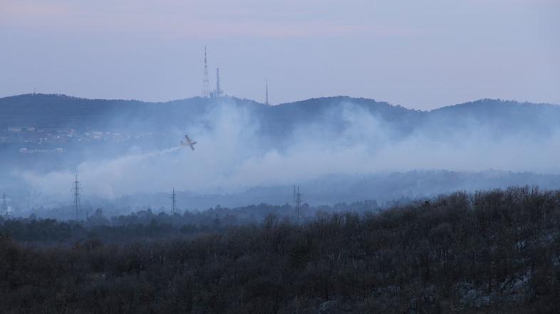 gašenje požara Kras
