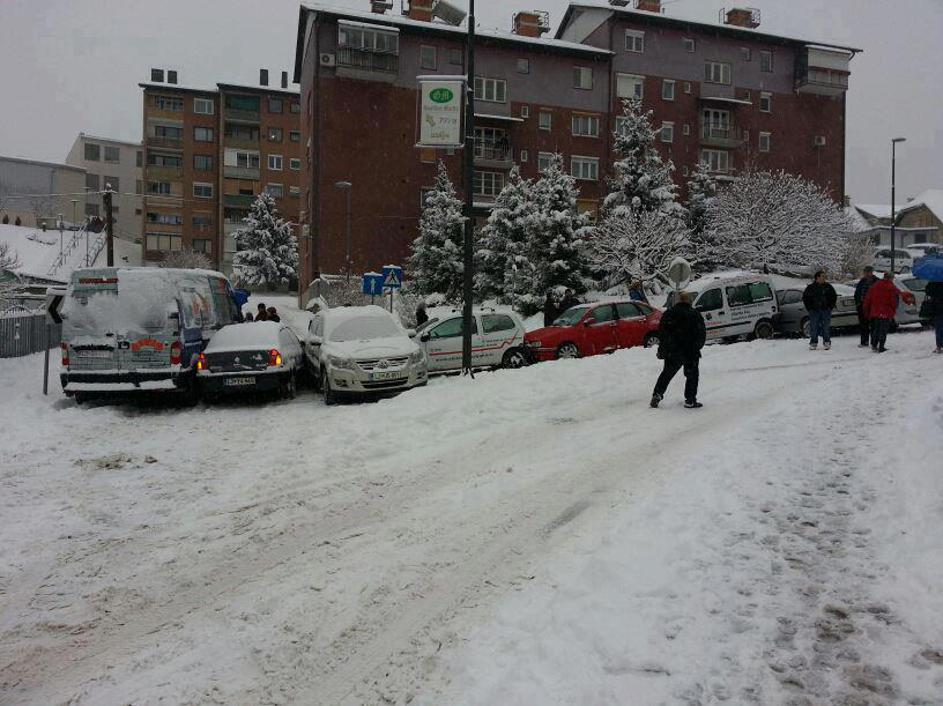 Verižno trčenje v Trbovljah