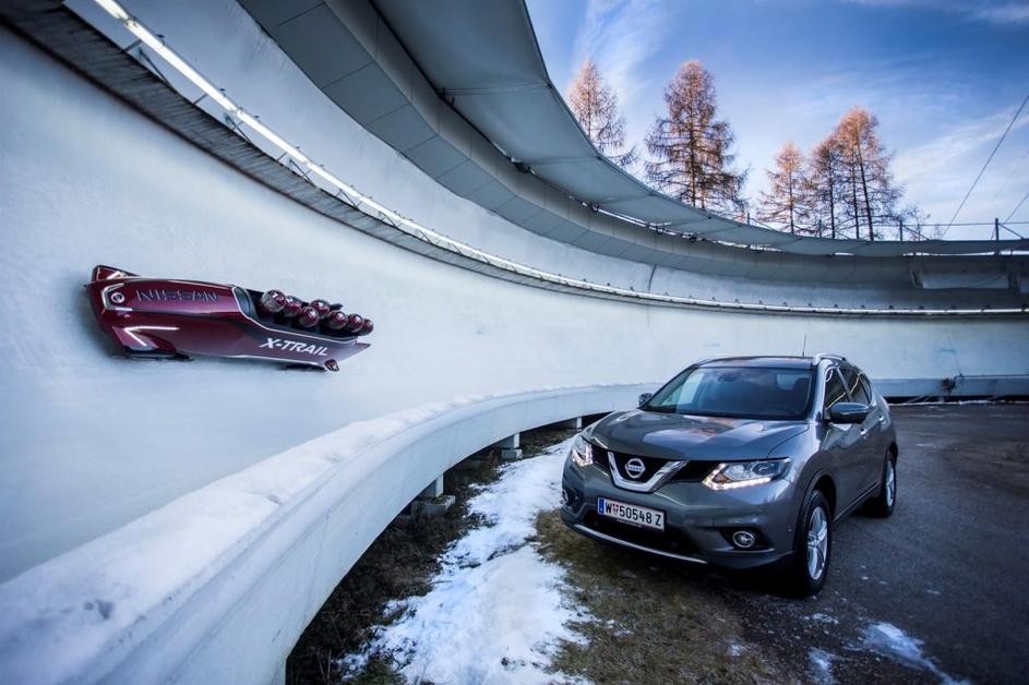 Nissan X-Trail bobsleigh