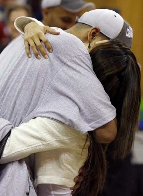 Tony Parker in Eva Longoria. 