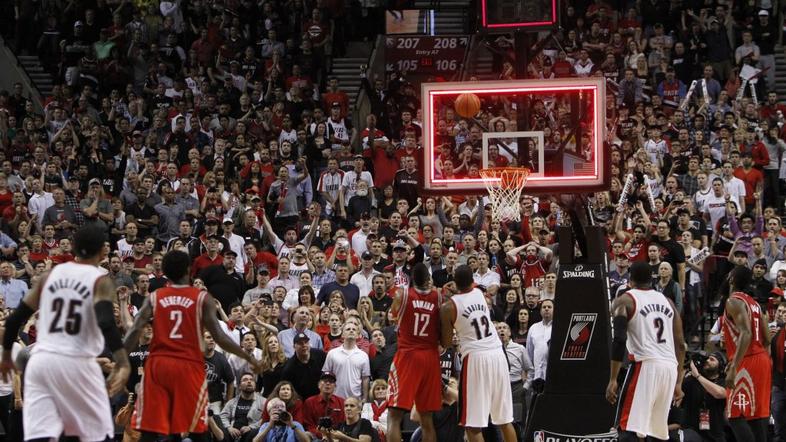 Damian Lillard Portland Trail Blazers series winning shot vs. Houston