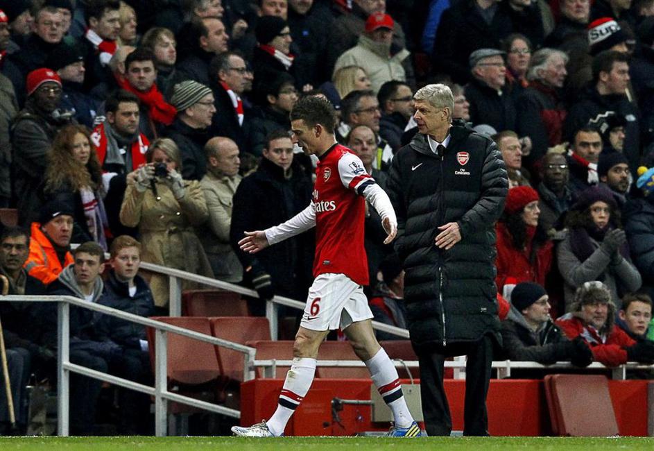 Koscielny Wenger Arsenal Manchester City Premier League Anglija liga prvenstvo