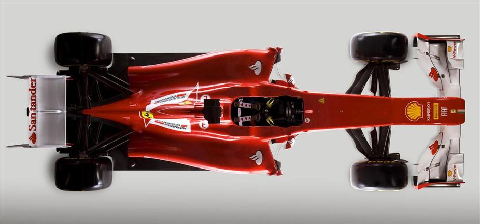 Ferrari F2012 novi dirkalnik bolid