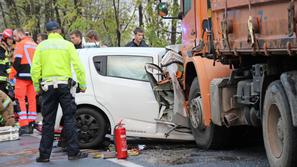 Smrtna prometna nesreča pri Obrovu