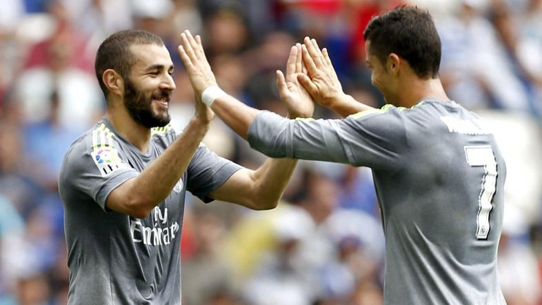 karim benzema cristiano ronaldo