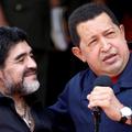 Maradona je v enem redkih javnih nastopov po SP obiskal predsednika Venezuele Hu