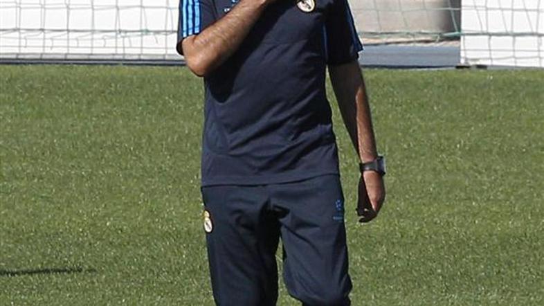 Zadnji trening Real Madrida pred odhodom v Zagreb