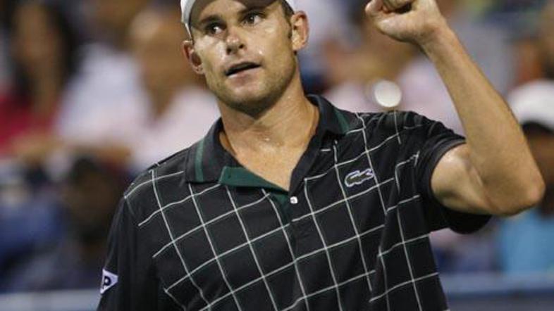 Andy Roddick je v osmini finala Washingtona dosegel svojo 500. profesionalno zma