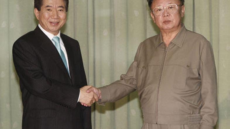 Kim Jong Il in Roh Moo Hyun sta dosegla dogovor o skupnem nastopanju.