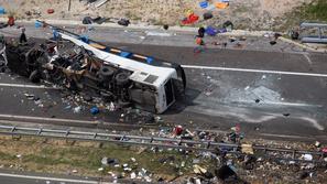 Nesreča češkega avtobusa na Hrvaškem.