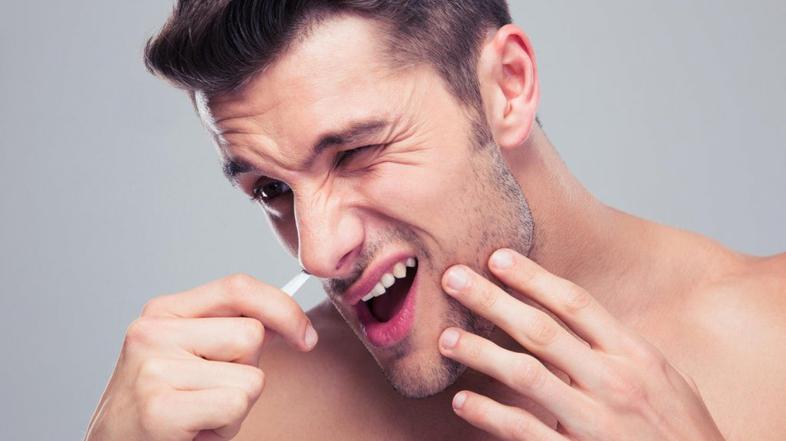 puljenje dlak, dlačice, nos