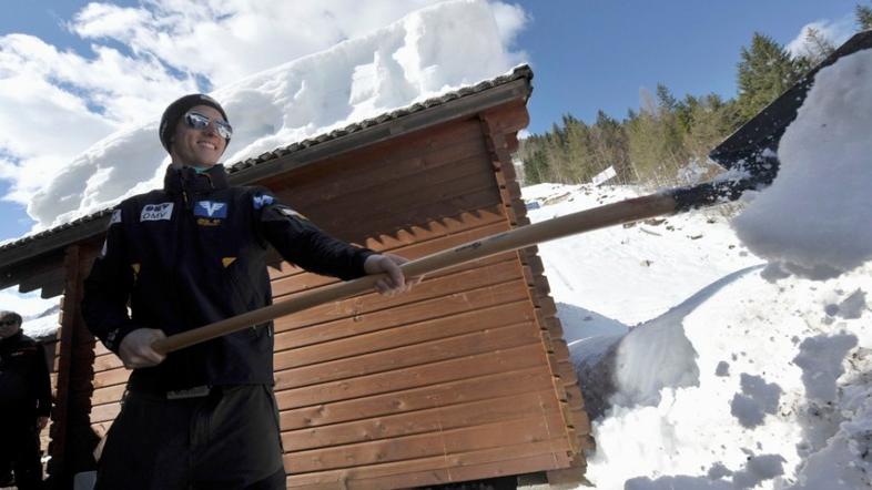 Schlierenzauer kidanje koča Planica skoki poleti kvalifikacije