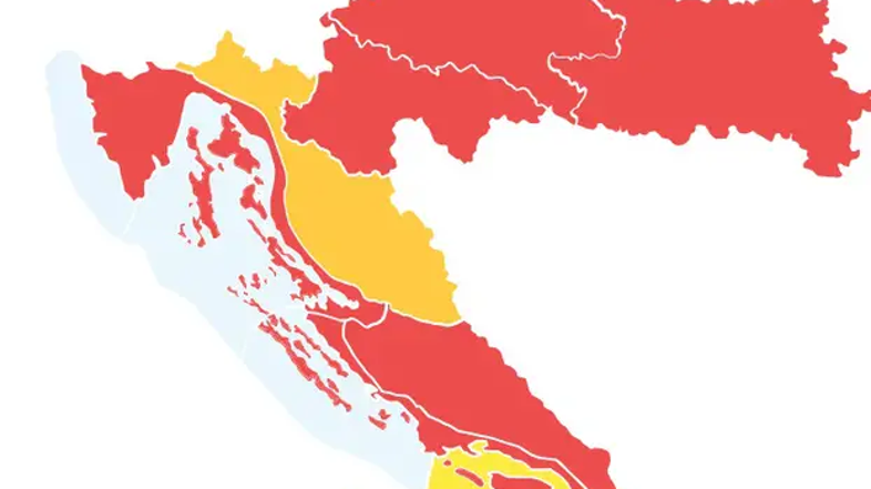 Rdeče opozorilo, Hrvaška