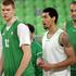 Union Olimpija Galatasaray trening Stožice Davis Bertans Danny Green Damir Marko