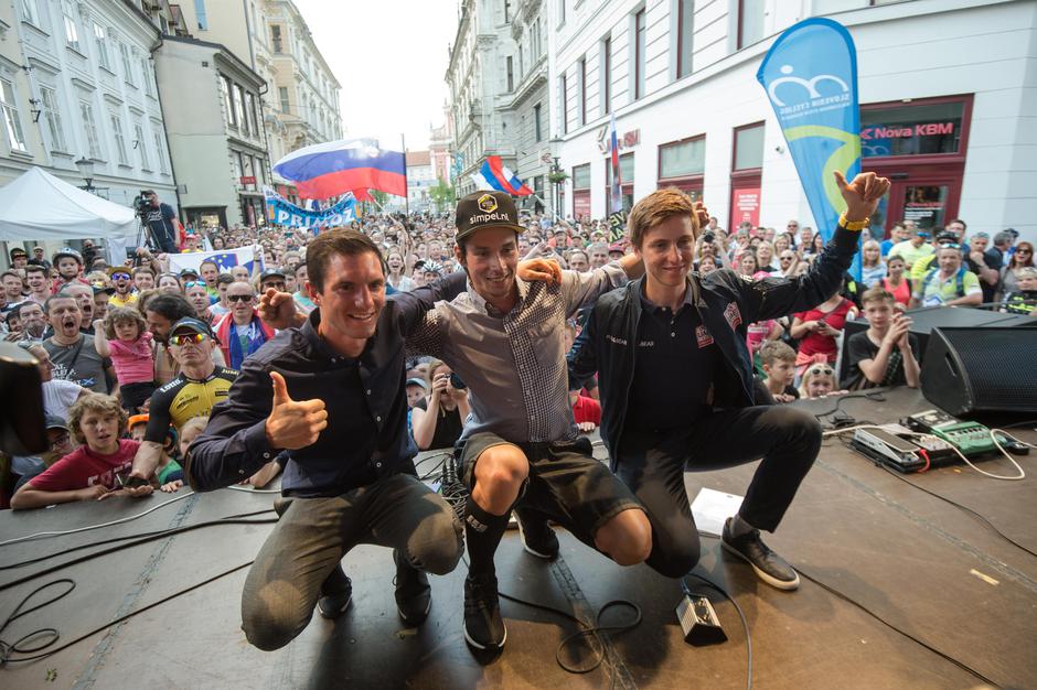 sprejem kolesarjev | Avtor: Anže Petkovšek