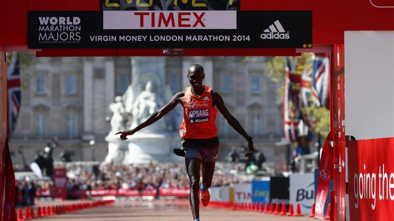 Wilson Kipsang Kenija London maraton londonski maraton cilj