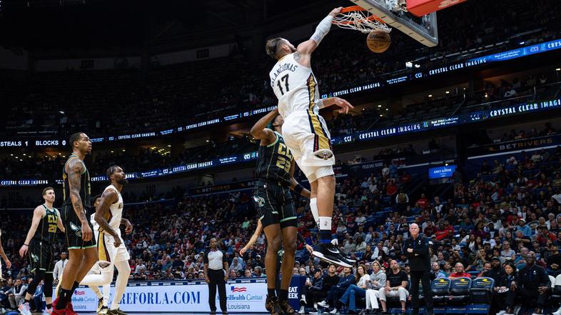 Jonas Valančiūnas Pelicans Hornets