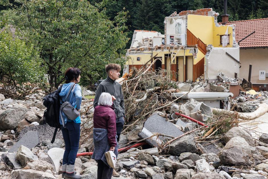 poplave razdejanje po poplavah Raduha uničena hiša