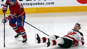 Alexei Emelin Jaromir Jagr Montreal Canadiens New Jersey Devils