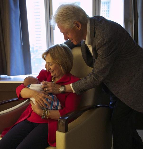 Charlotte Clinton, Bill Clinton, Hillary Clinton