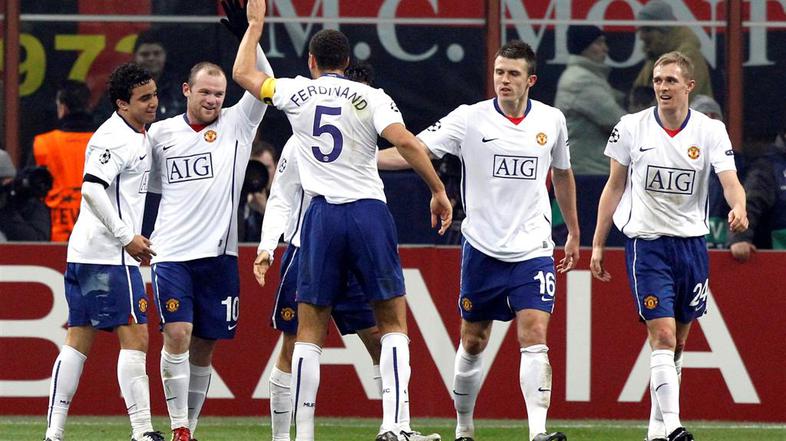 liga prvakov torek 16 2. Manchester United Milan Rooney