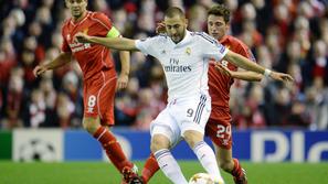 Karim Benzema Liverpool Real Madrid 