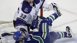 Moštvo Los Angeles Kings je le še poraz oddaljeno od izpada. (Foto: Reuters)