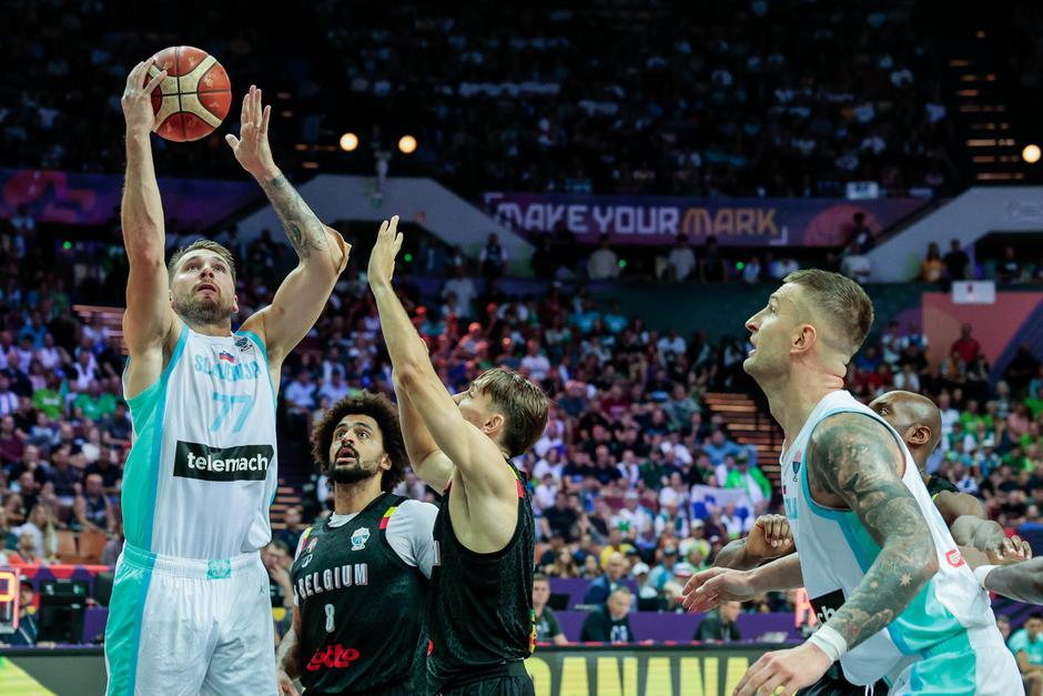 eurobasket 2025 slovenija belgija, luka dončić, alen omić | Avtor: Saša Despot