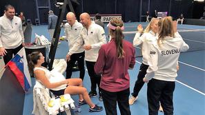 slovenska ženska teniška reprezentanca pokal Fed