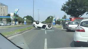 Prometna nesreča na Zaloški